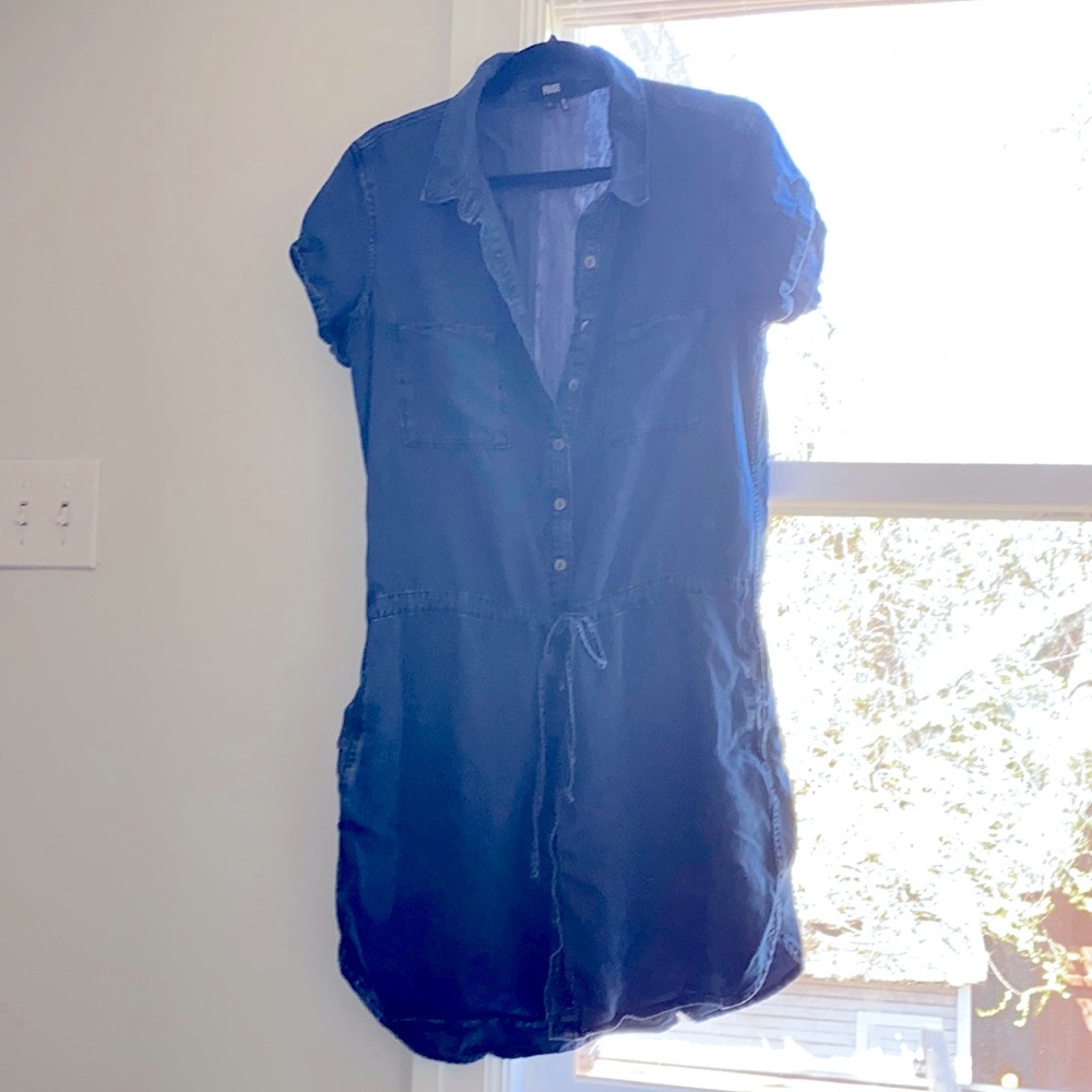 Paige denim button down dress